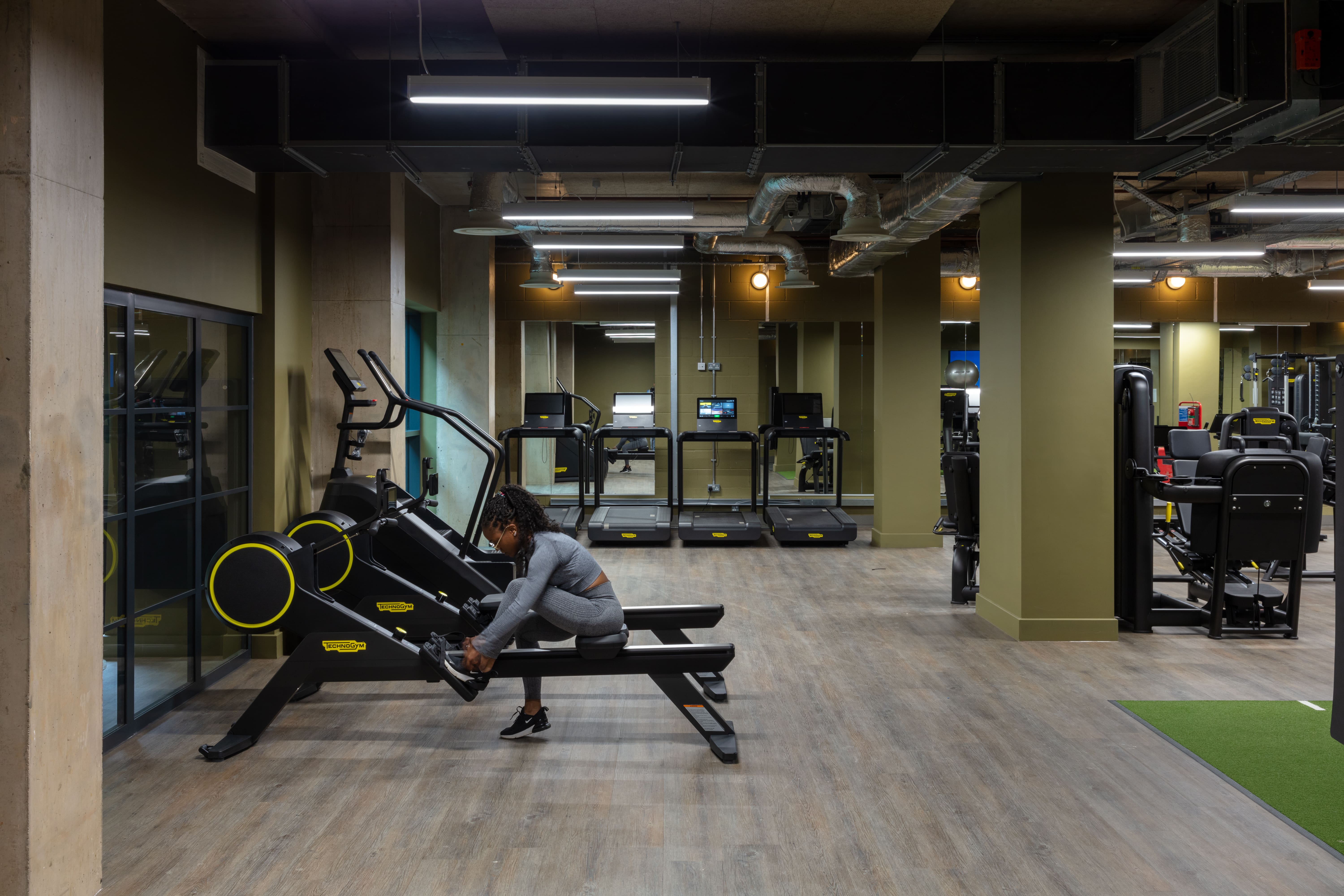 Work up a sweat in the gym