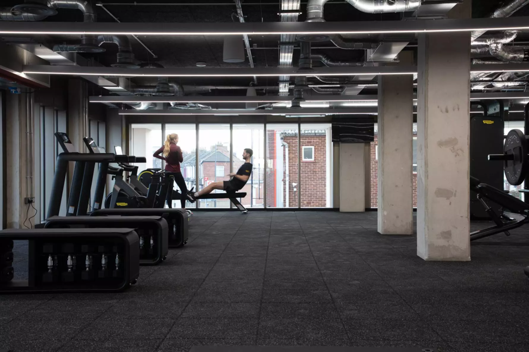 Start your day with a stretch in the gym