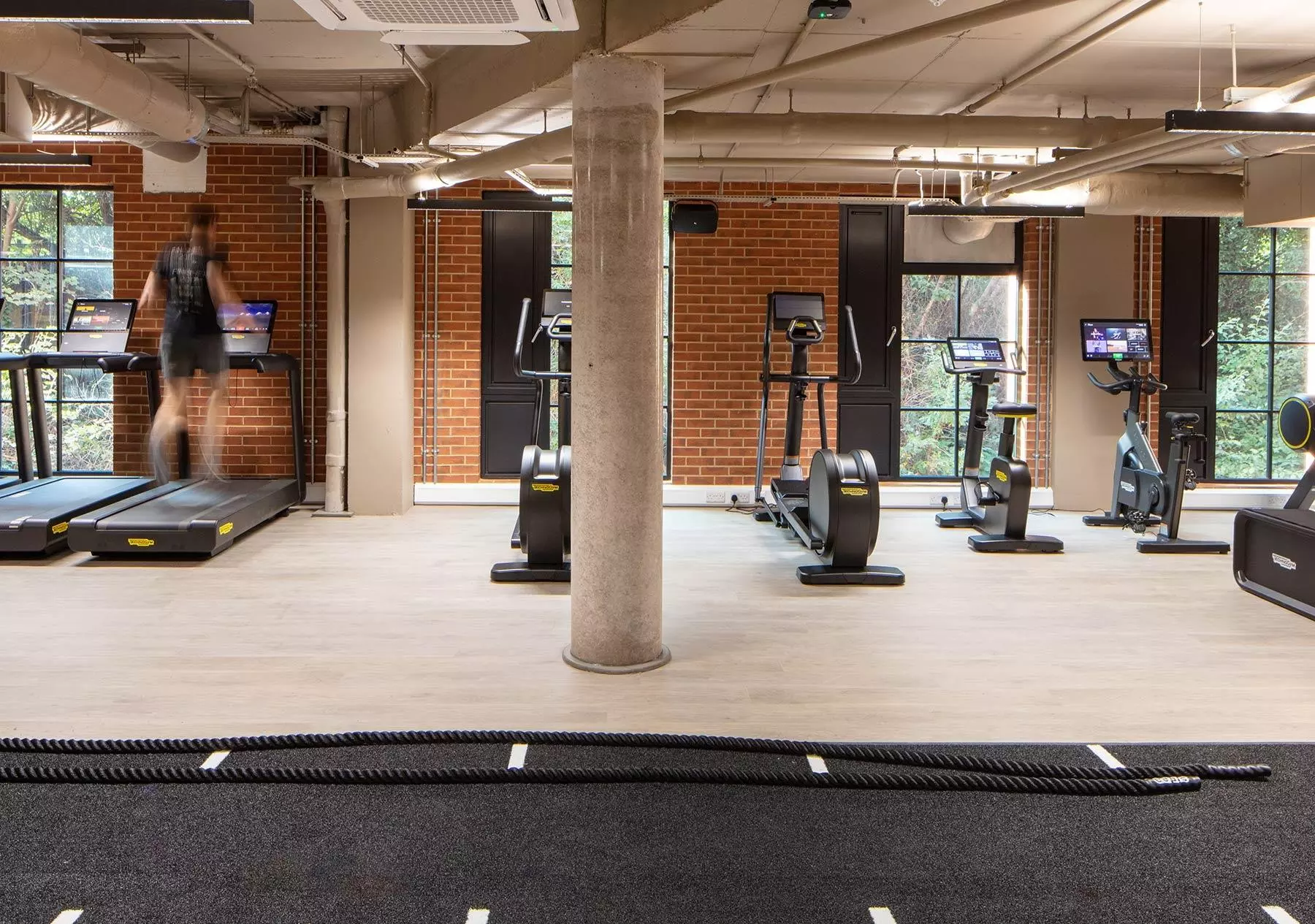 Start your day with a stretch in the gym